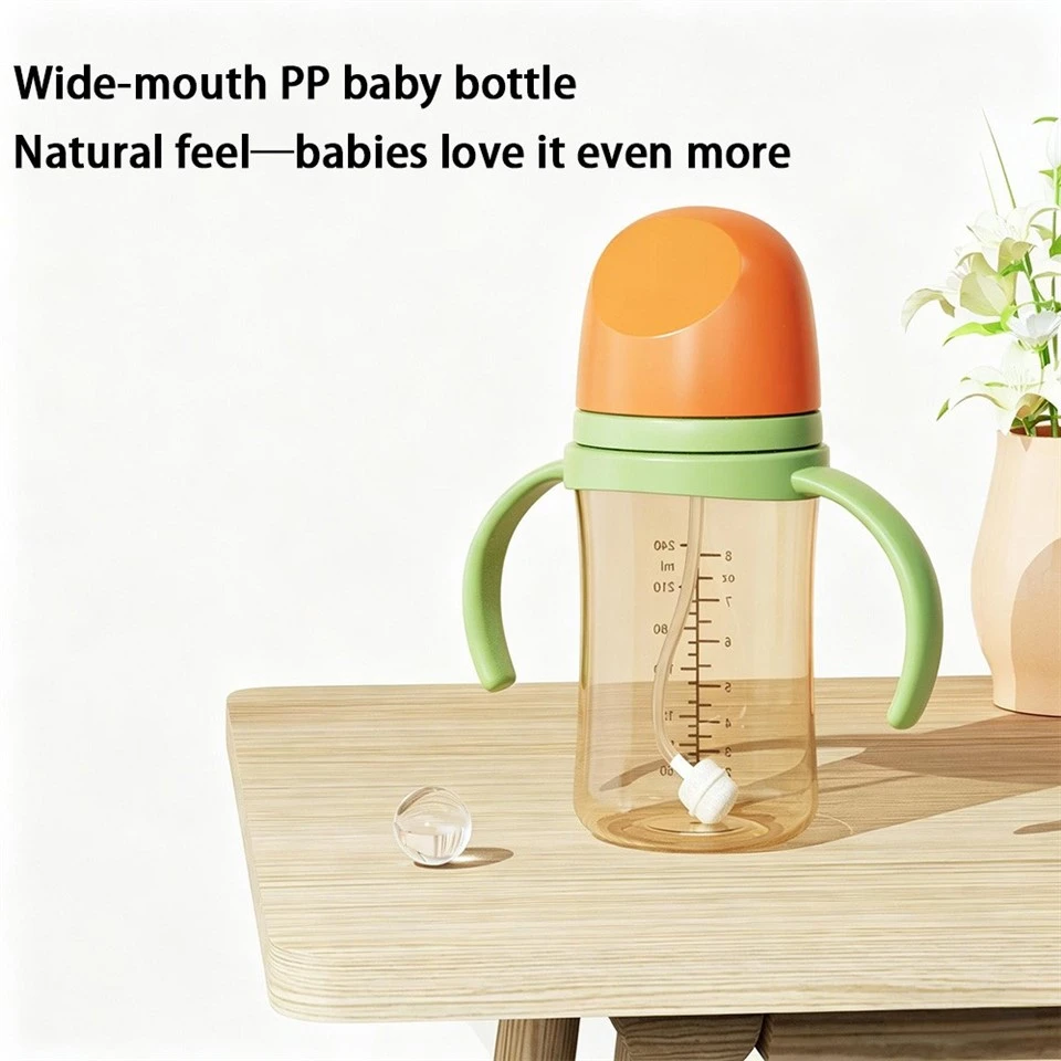 Baby Bottle With Handles factory